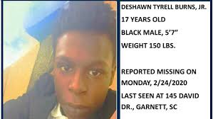 Lowcountry teen disappeared, not seen in nearly a week