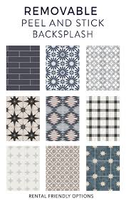 Get free shipping on qualified removable peel and stick backsplash or buy online pick up in store today in the home decor department. Peel And Stick Backsplash Removable Renter Friendly Option
