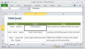 Trim formula in excel is categorized as a string/text function. Excel Trim Function Excel Microsoft Excel Trim