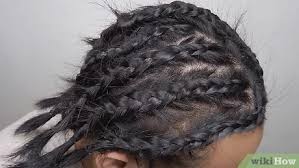 Short straight back with beads : 4 Ways To Braid Short Hair For Men Wikihow