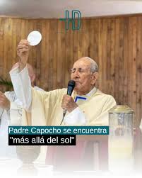 Lamentamos el sensible fallecimiento del Padre Oswaldo García (Capocho) a  sus 98 años, hombre de Dios, que supo amar a su pueblo y ser dócil a la voz  del Espíritu Santo. Extendemos