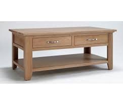 Oak coffee tables for living room. Sherwood Oak Coffee Table With 4 Drawers