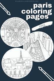 Discover all our printable coloring pages for adults, to print or download for free ! Free Paris Coloring Pages Story Misadventures With Andi