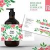 Soap label template, editable soap labels, pdf template, diy custom soap label template, printable soap labels, soap packaging, digital pdf with this instant download you will receive a zip folder, which includes: 1