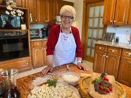 Potato gnocchi. Sorry, really no measurements. Just grandma's way ...