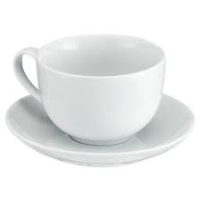 These white coffee cup and saucer are made of sturdy materials with an external coating so as to prevent any damages while regular usages. Sainsbury S White Porcelain Cup Saucer Sainsbury S