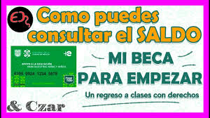 Maybe you would like to learn more about one of these? Mi Beca Para Empezar Consultar Saldo Y Mas Dudas Youtube