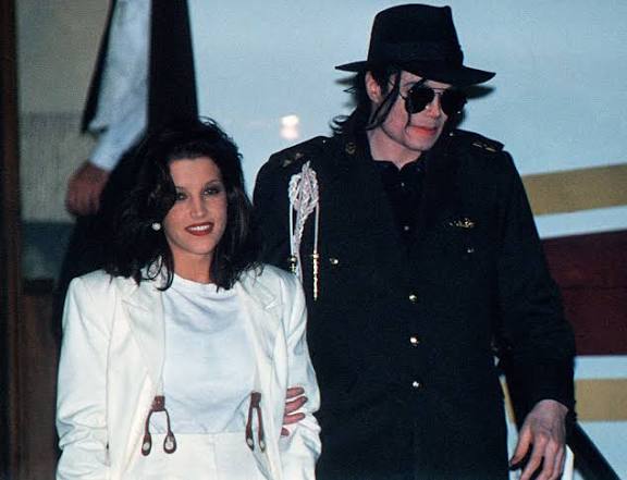 Michael Jackson and wife