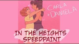 Carla glaring daggers at the guy dancing with daniela during the carnaval, then breaking them up. Business Partners Daniela And Carla In The Heights Speedpaint Youtube