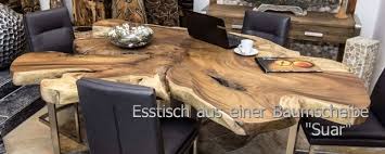 Esstisch Baumscheibe Suar Esstisch Tisch Couchtische