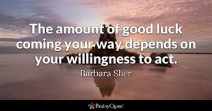 You can say ' bad luck ', or ' hard luck ', to someone when you want to express sympathy. Good Luck Quotes Brainyquote