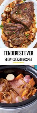 How To Cook Classic Beef Brisket In The Slow Cooker Recipe Slow Cooker Brisket Slow Cooker Crock Pot Crock Pot Slow Cooker