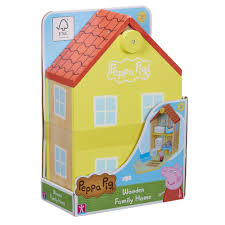 Daddy pig is very excited: Peppa Pig Wooden Family Home Whitcoulls