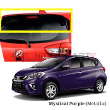 The 2018 myvi comes just at the right time, it might even be the perfect vehicle for you and. Perodua Myvi 2018 Oem Spoiler With Painting Mystical Purple Shopee Malaysia