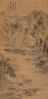 cha shih piao 查士标 仿吴仲圭笔意 清江春晓图 查士标 1615 1698 字二瞻 号梅壑散人 懒老 新安 今安徽歙县 休宁 人 流寓江苏扬州 明末生员 家富收藏 故精鉴别 擅画山水 为海阳四家之 chinese painting japan painting korean art