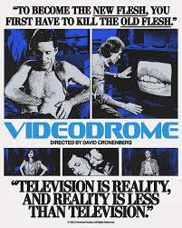 Videodrome 1983    movieposter movies halloween spookyart  horrorart merchdesign itsnicethat posterdesign grunge
