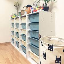 棚 おもちゃ部屋 おもちゃ収納 トロファスト風 ダイソー などのインテリア実例 2017 09 12 22 51 35 roomclip ルームクリップ おもちゃ 収納 ニトリ 収納 棚