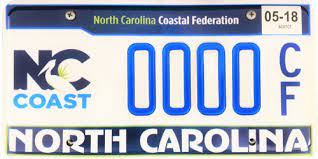 Current north carolina license plate types. Get Your Nc Coast License Plate North Carolina Coastal Federation