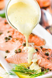 Easy Hollandaise Sauce In 5 Minutes How To Feed A Loon Recipe Easy Hollandaise Sauce Easy Hollandaise Poached Salmon