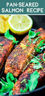 Best Crispy Pan Seared Salmon Recipe The Mediterranean Dish In 2020 Salmon Recipes Pan Seared Salmon Recipe Pan Pan Seared Salmon