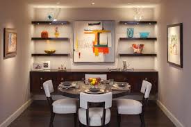 Simple Functional And Space Saving Floating Wall Shelving Ideas Dining Room Shelves Dining Room Small
