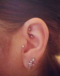 Tragus And Rook Piercings This Is What My Ear Would Look Like If I Got The Rook I Want With Images Earings Piercings