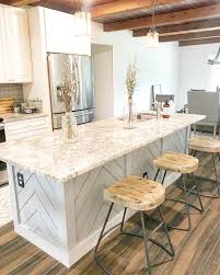 There are plenty of problems a kitchen island could solve. Shiplap Chevron Island On A Kitchen Island We Did Kitchen Island Makeover Ikea Kitchen Island Kitchen Island Design