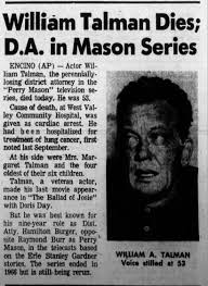 William Whitney Talman Jr. (1915-1968)