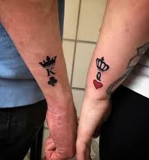 Nice couple 'heart' combination tattooed on the arms. Soulmate Tattoos For Couples With Meaning Best Tattoo Ideas