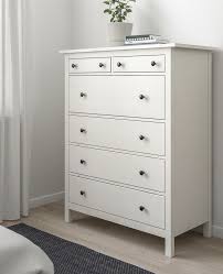 Paint approximately 53 of the 24 half round foam dowels from michaels. Hemnes 6 Drawer Chest White Stain 42 1 2x51 5 8 Ikea In 2020 Dresser Makeover White Tall Dresser Decor White Distressed Dresser
