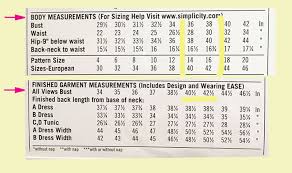 16 Unbiased Vogue Pattern Size Chart