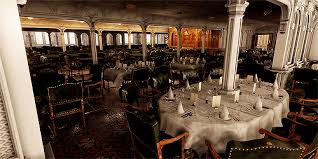 In this video you are having dinner with the first class passengers in the dining ha. Titanic Honor Glory First Class Dining Room Titanic First Class Brita