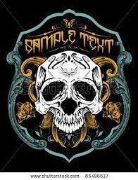 Check spelling or type a new query. Vector Illustration Skull T Shirt Design Logos Cartel De Halloween Dibujos Espeluznantes Serigrafia