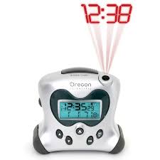 The projected temperature changes from indoor temperature to outdoor temperature automatically. Oregon Scientific Hip Cool Projection Clock With Temperature Silver Projection Clock Projection Alarm Clock Clock