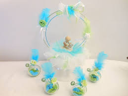 Féezia propose toute une sélection déco pas cher pour votre salle. Centre De Table Bapteme Garcon Vert Anis Et Bleu Turquoise Autres Bebe Par Deco De Fete Bapteme Garcon Deco Turquoise Bleu Turquoise