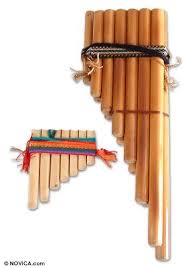 Bamboo Zampona Panpipes Inca Serenade Pair Wall Decor Set Inca Bamboo
