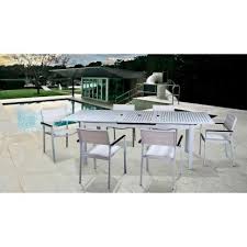 Bellini Home And Gardens Avallon 7 Piece Dining Set Hayneedle 7 Piece Dining Set Outdoor Furniture Sets Home And Garden