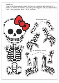 Iskelet Sistemi Halloween Sanati Cadilar Bayrami Kendin Yap Boyama Sayfalari
