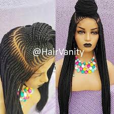 Hair tattoos are a great style option you can change them up. Handmade Half Up Down Top Knot Bun Black Full Lace Braided Etsy