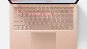 Click the start button and type control panel in the search bar. Is Surface Laptop 3 Keyboard Backlit Surfacetip