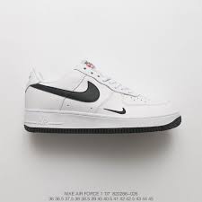 Black Nike Air Forces With White Tick Wholesale Nike Air Force 1 Gold Tick 266 026 Nike Air Force 1 Low Mini Swoosh Sneakers Mini Tick Nike Air Nike Air Max Tn Nike Air Force