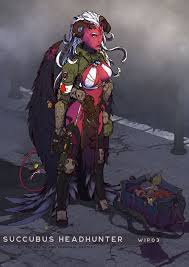 ArtStation - Succubus Demon Headhunter [Hellwar]