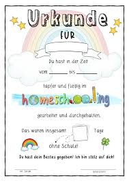 Urkunde Homeschooling Fernunterricht Fur Schuler Unterrichtsmaterial Im Fach Fachubergreifendes In 2020 Unterrichtsmaterial Lernen Tipps Schule Reggio Padagogik