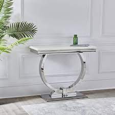 Console table sofa tables golden porch/entrance european style marble nordic living room door entry stainless steel art. Niches Arianna Entrance Hall Console Table Cream Marble 100cm Niches