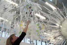 IU Bloomington Art Sculpture Learns From Its Interactions With People