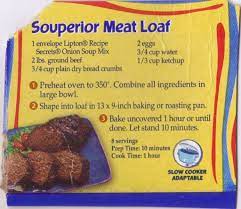 Lipton Onion Soup Meatloaf Onion Soup Meatloaf Recipe Onion Soup Meatloaf Onion Soup Mix Recipe