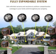 The next important feature of the portable motion detector is the presence of batteries. Mile Long Range Solar Wireless Driveway Alarm Outdoor Weather Resistant Motion Sensor Detector Security Alert