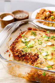 Easy And Soul-satisfying Mexican Ground Beef Casserole Recipe Mexican Ground Beef Casserole Ground Beef Casserole Recipes Paleo Grubs