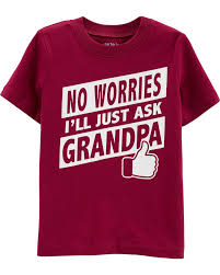 Ill Ask Grandpa Jersey Tee Carters Com