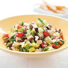 Served over chopped romaine with corn, bell. Mediterranean Chopped Salad Cook S Illustrated